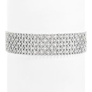 BaubleBar Vortex Crystal Choker Necklace